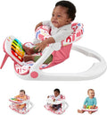 Pink Portable Baby Chair with Piano Toy & Snack Tray T266562