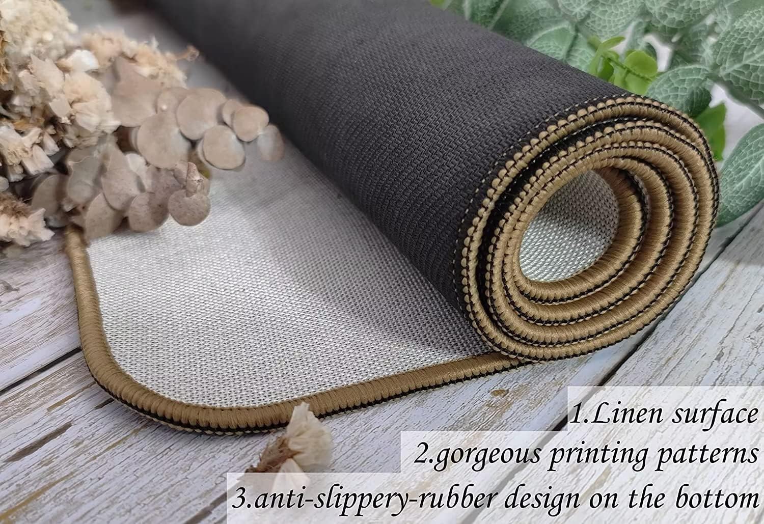 Non Slip Front Door Mat 17x30 Inch R315