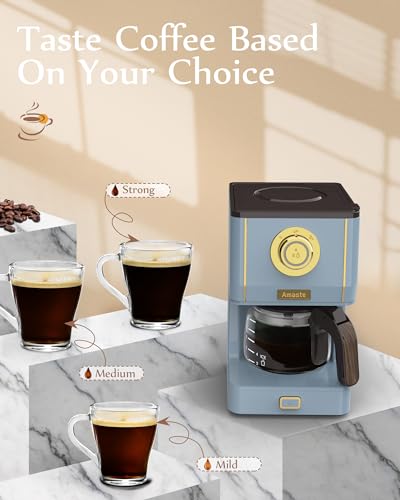 25 Oz Glass Coffee Pot Coffee Maker with Reusable Filter Z563988