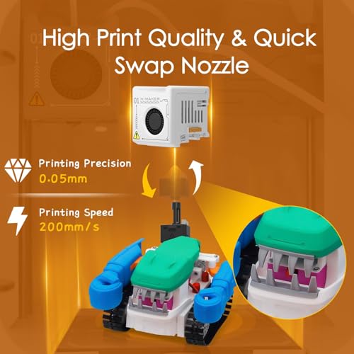 3D Printer with 8 PLA Filament Set U78844
