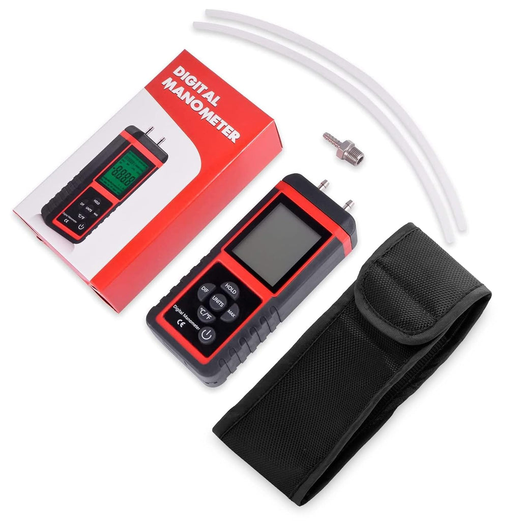 Digital Air Pressure Meter Differential Pressure Gauge D345503
