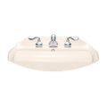 Antiquity Pedestal Sink with 8x22 Faucet Spacing, Linen R545