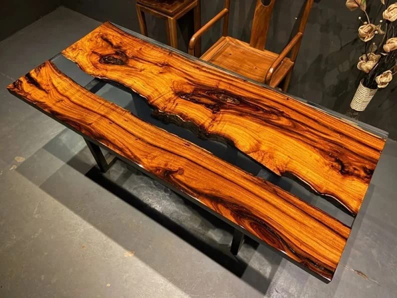 Large Epoxy Resin Dining Table Top (48 x 24inches) G312512