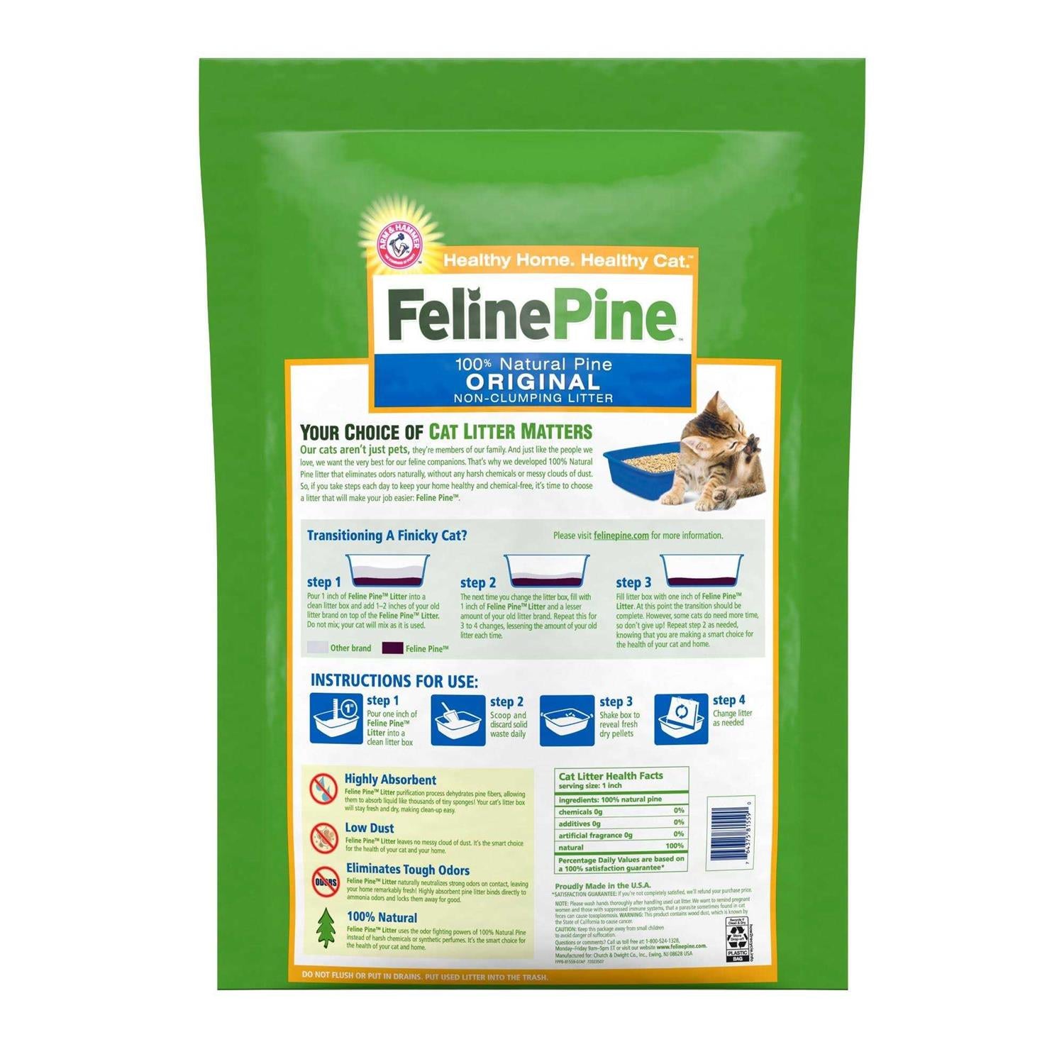 Feline Pine Cat Litter Original A3644