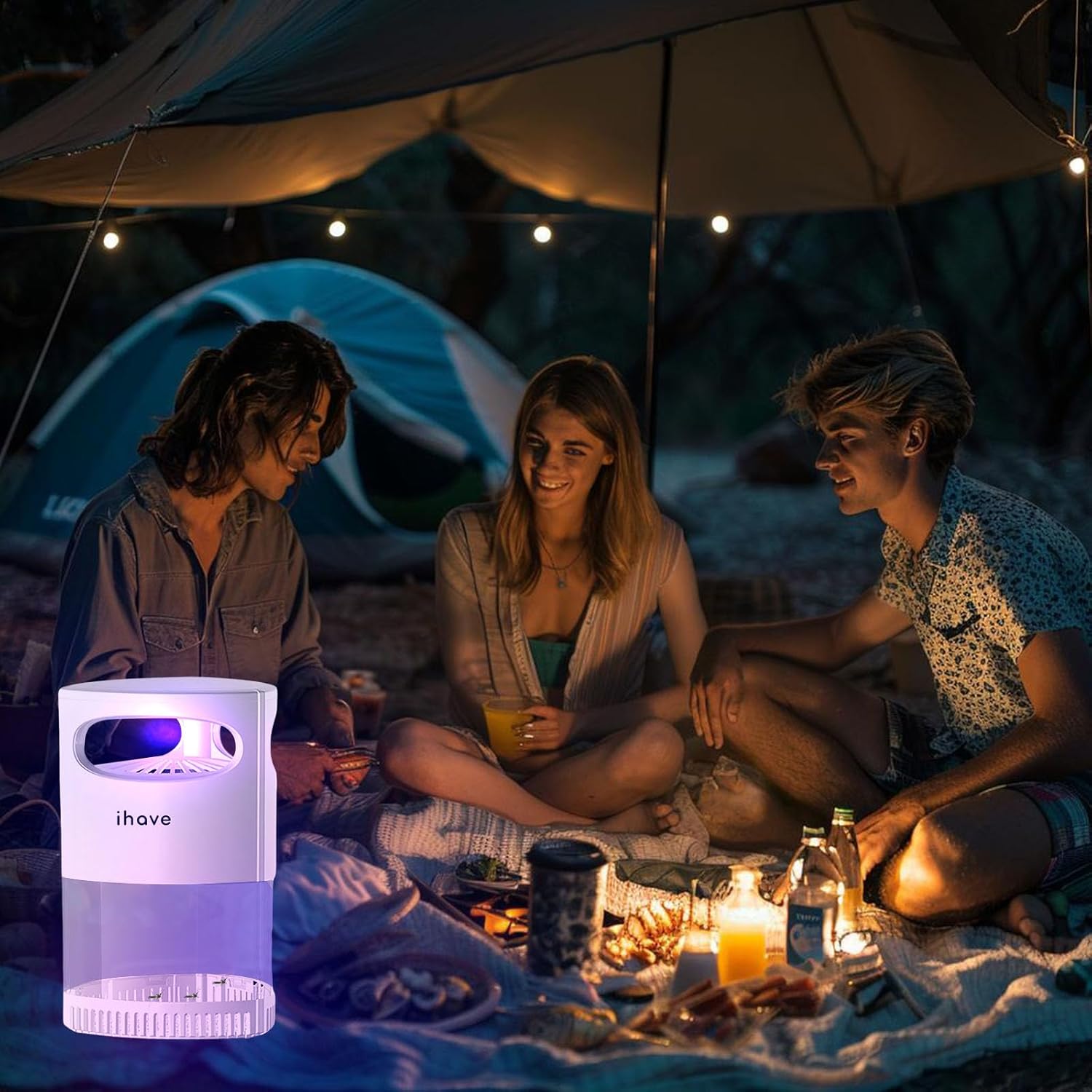 Bug Zapper Indoor with Bug Light, Strong Suction D43500