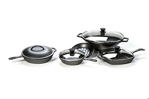 5 Quart Pre-Seasoned Cast Iron Deep Skillet F1270