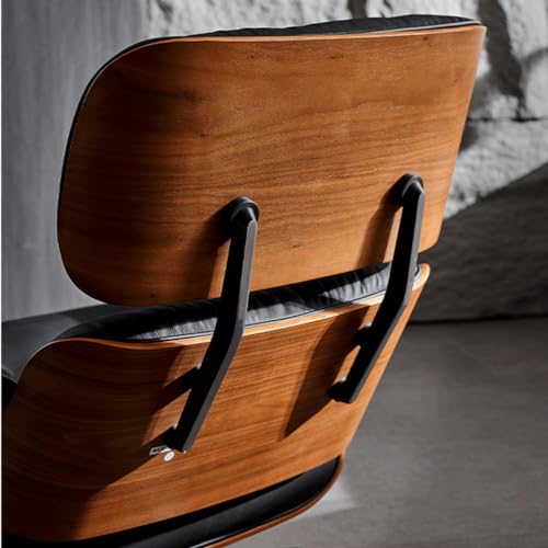 Single Leather Sofa Chair with Footrest D3644