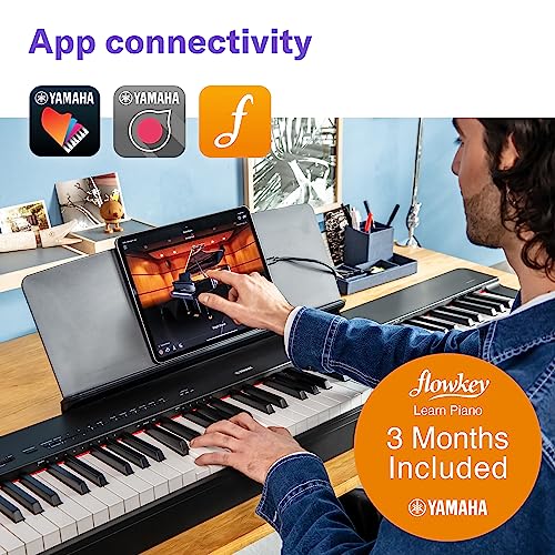 Black 88-Key Weighted Portable Digital Piano Keyboard with Music Rest, Sustain Foot Switch, Built-in Speakers, USB Connectivity A96044