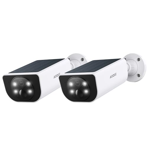 2K Wireless Security Camera Outdoor with Solar Powered Charging X8107