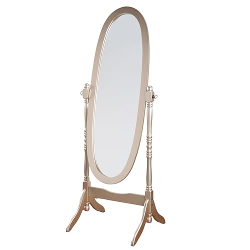 Cherry Finish Wood Cheval Mirror X298776