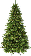 7.5’ Pre-Lit Artificial Tree with Clear Lights D7096