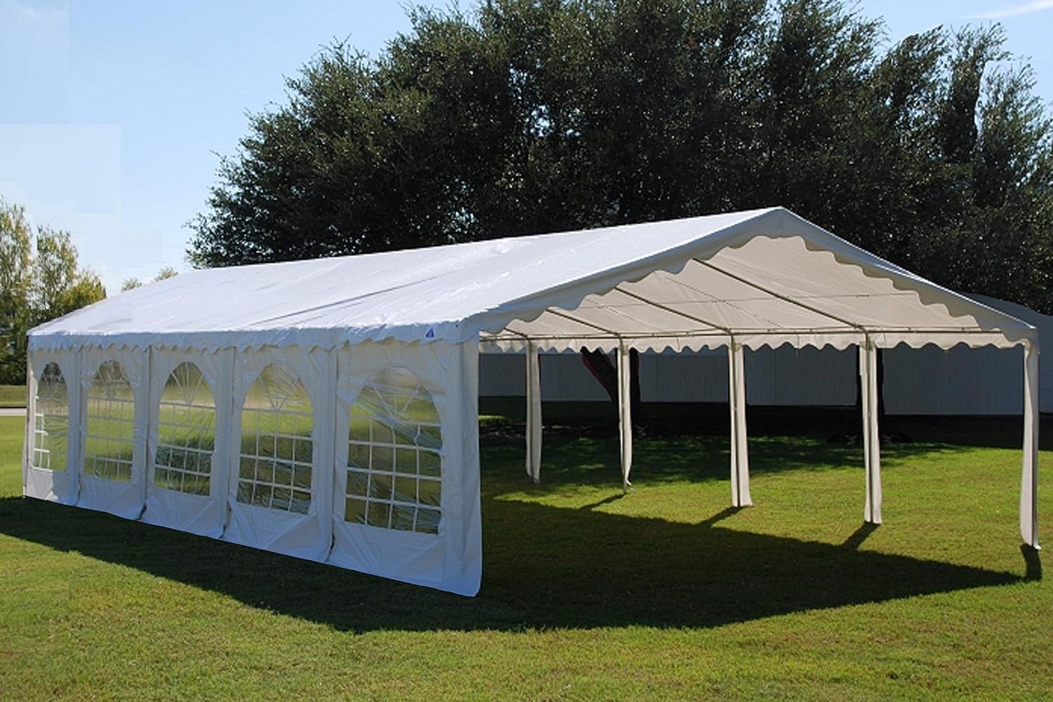 32'x20' PE Tents with Waterproof Top & Removable Sidewalls C8592