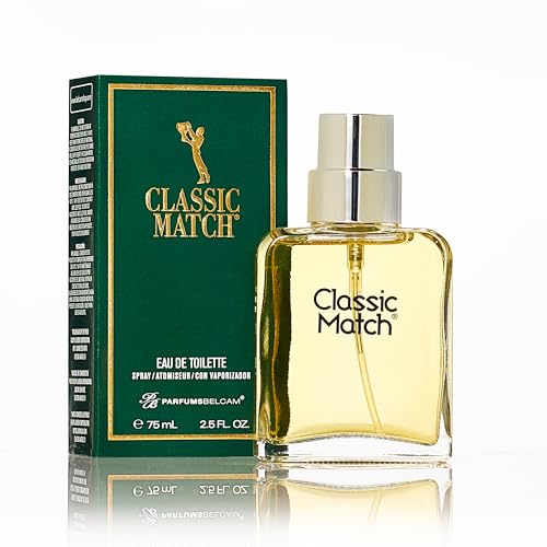Classic Match EDT Spray Men 2.5 Fl Oz & Classic Match Polo Blue EDT Spray Men 2.5 Fl Oz U53215