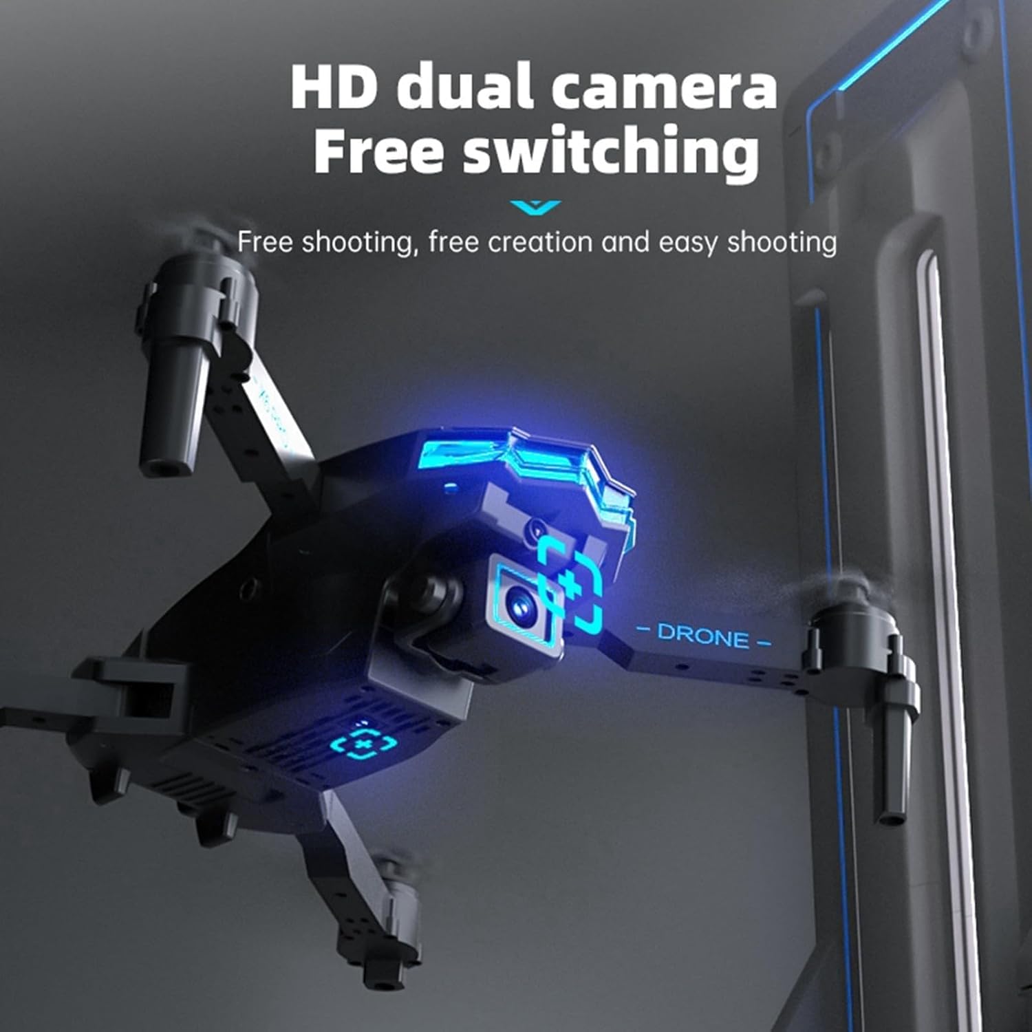 FPV Drone with 1080p HD Camera Altitude Hold Quadcopter Y53824