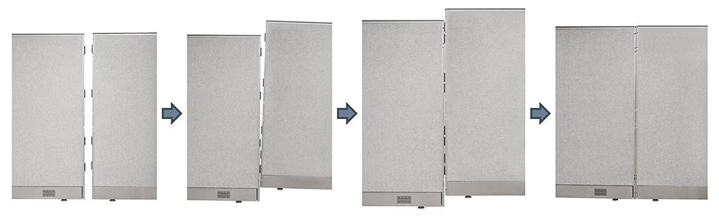 Double 2 Stations Office Cubicle P2867