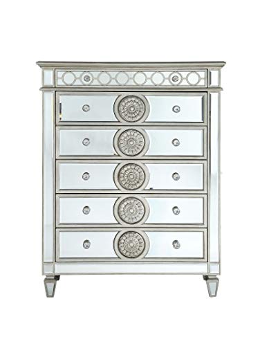 6-Drawer Mirrored Storage Chest Dresser P24970