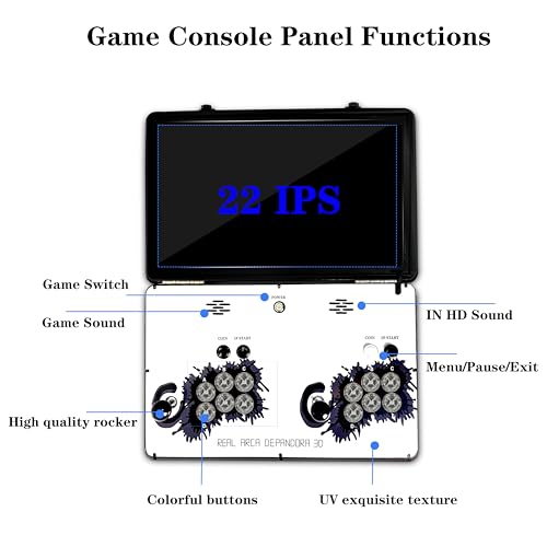 22 inch Screen Retro Electronic Game Console with Metal Box A419