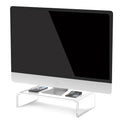 Clear Acrylic Monitor Stand with Storage A9135