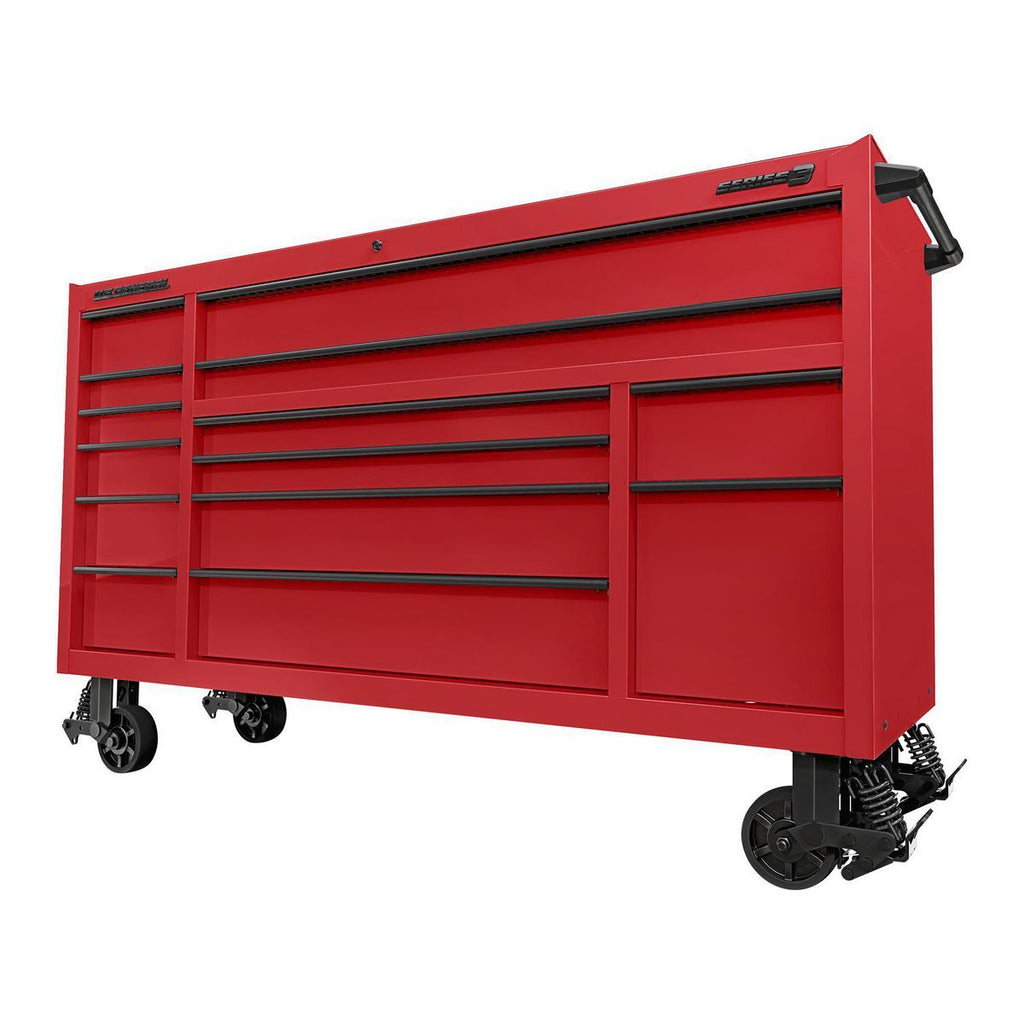 72 in. x 22 in. Triple-Bank Roll Cab, Slate Gray W680232