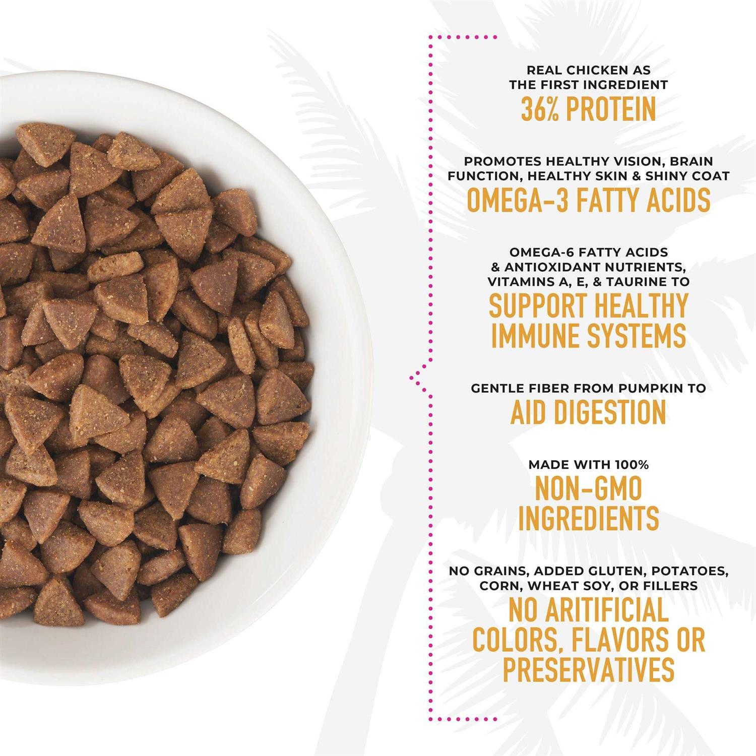 Chicken & Turkey Meal Recipe Dry Cat Food L74932
