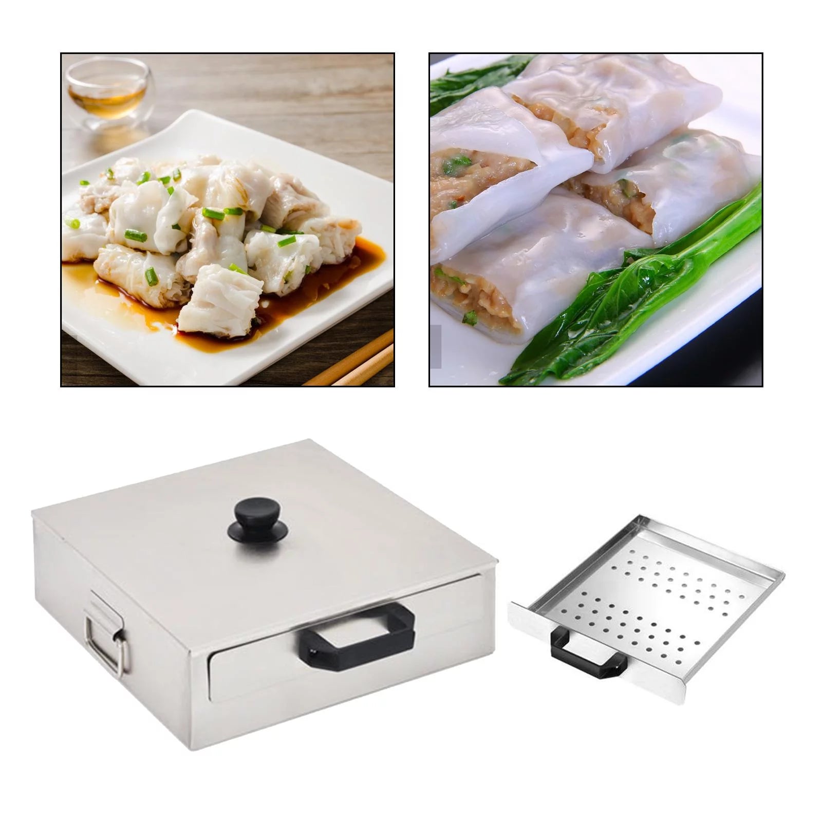 1 Hole 1 Flat Drawer Stainless Steel Steamer K1127