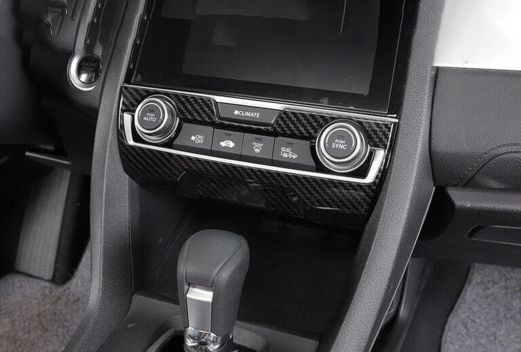 Interior Center Console Dashboard Panel Headlight Switch Steering Wheel AC Vent Cover Trim Combo Kit I616147