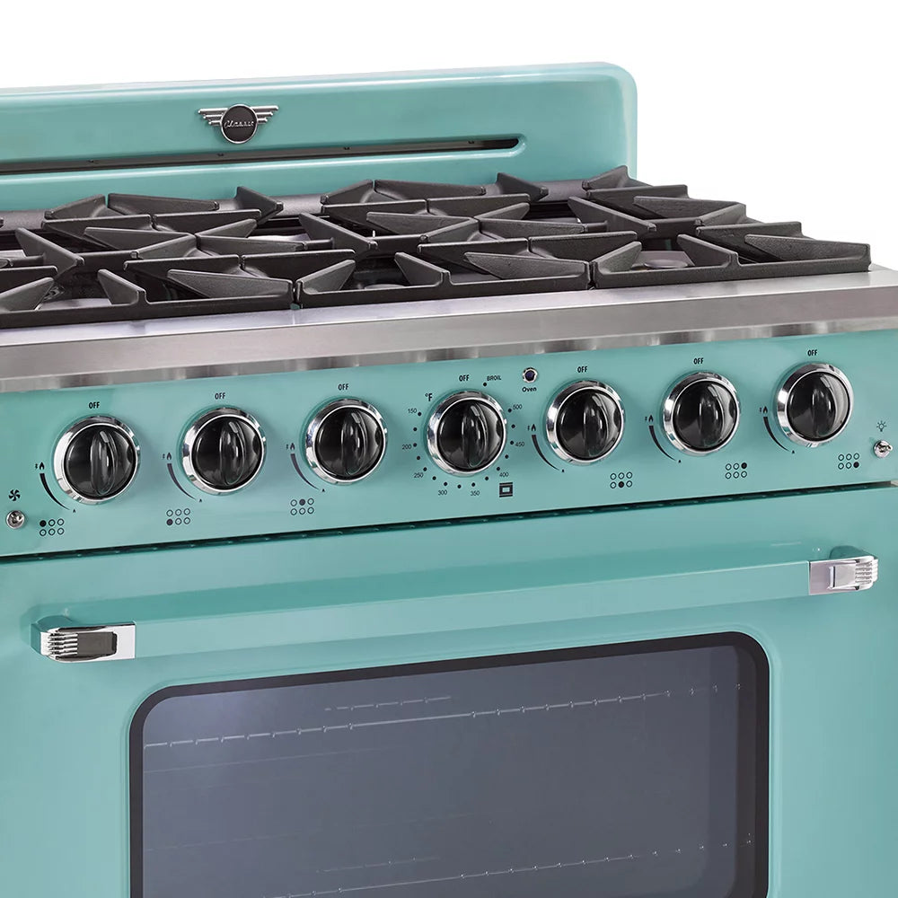 36" 5.2 cu/ft Freestanding Gas Range with Convection Oven and Sealed Burners I18638