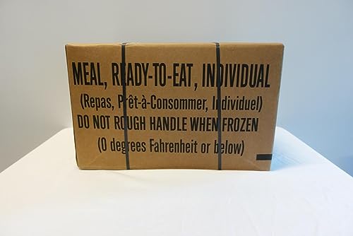Military MRE Surplus Meals Ready to Eat with Heater Packs 1250 Calories per MRE 24 COMBO Emergency Food P832690