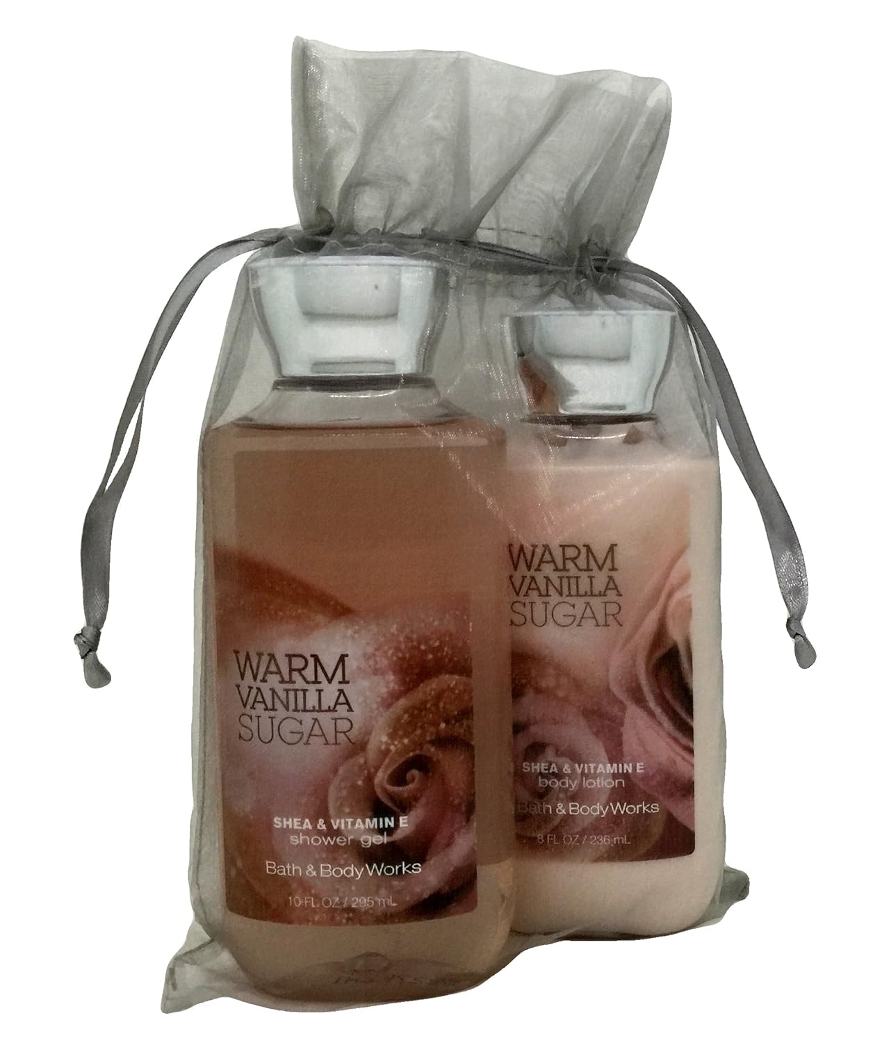 Warm Vanilla Sugar Gift Set Bundle of 2 Items: Shower Gel and Body Lotion Q71577
