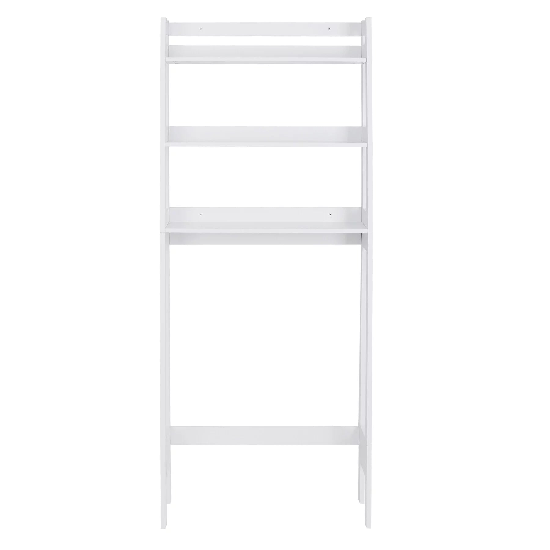 White 3-Tier Wooden Over-The-Toilet Storage Shelf C868