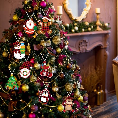 48 Sets Christmas Arts and Crafts DIY Ornaments Kit Q881