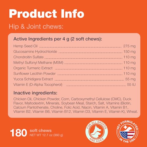 Glucosamine Chondroitin Dog Chews with MSM U103033