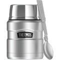 16 Ounce Stainless Steel Food Jar with Folding Spoon Y263196