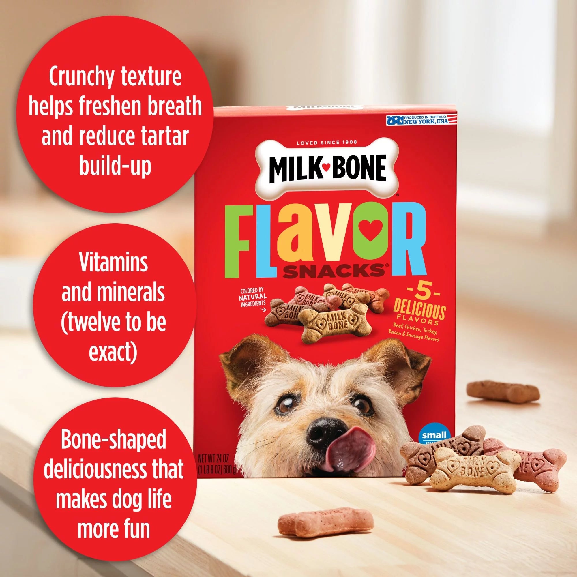 Small Dog Biscuits, 8-Pound Z284