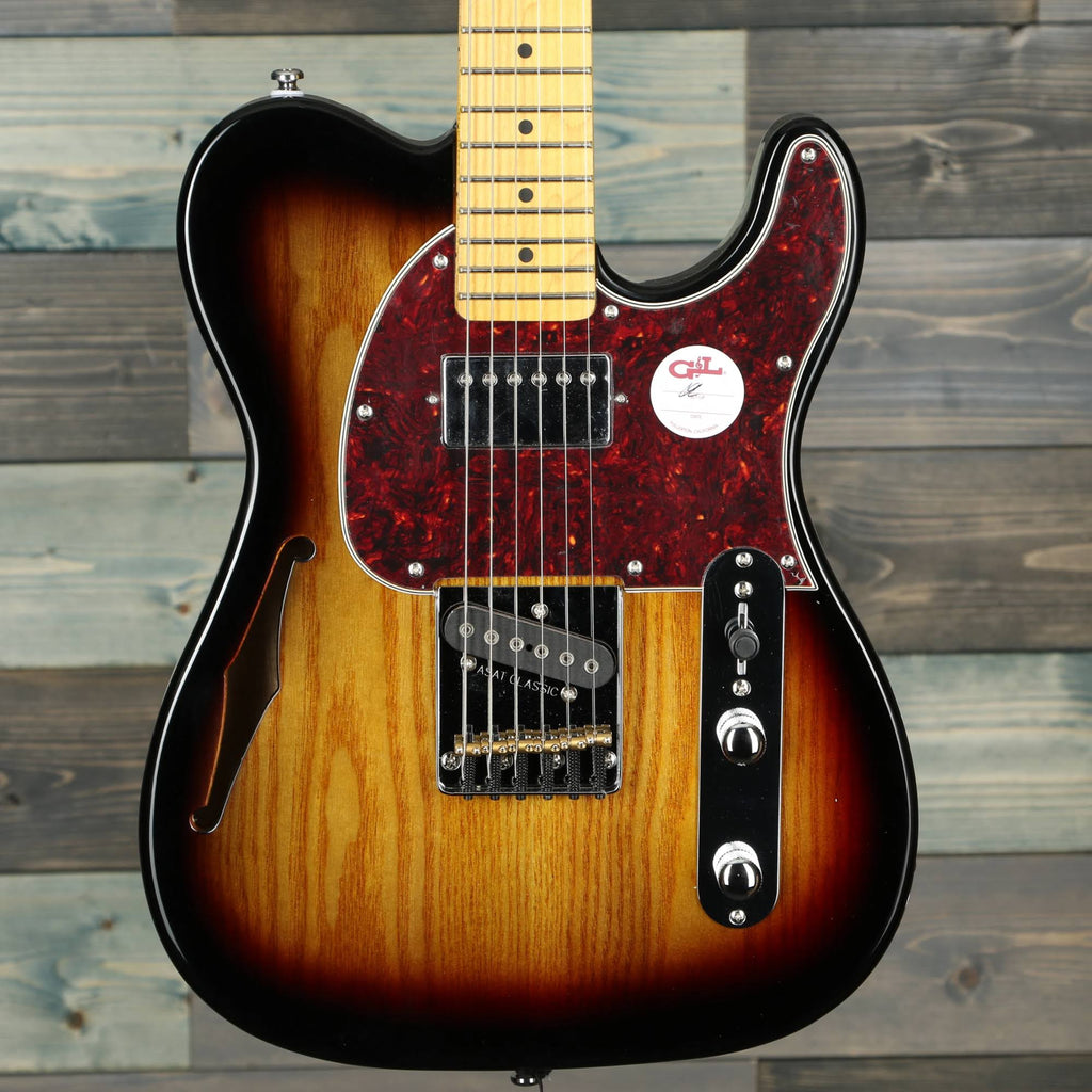 3-Tone Sunburst Semi-Hollow Electric Guitar R129913