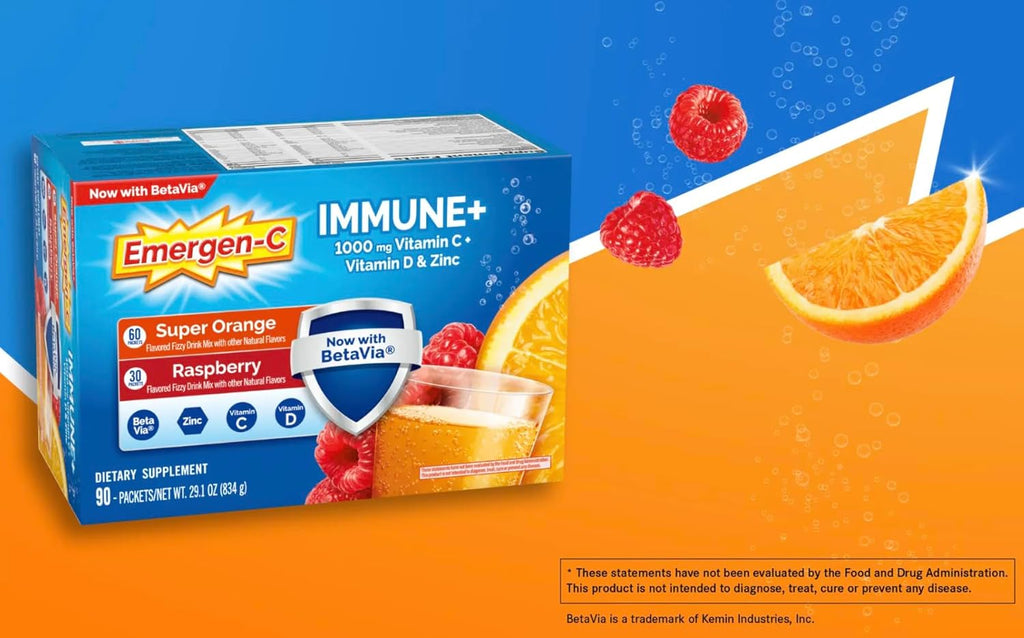 Super Orange 1000 mg Vitamin C 90 Packets U880399