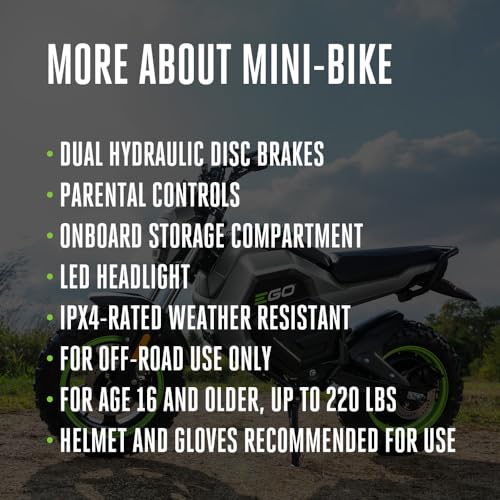 Battery Powered Electric Mini Bike O180