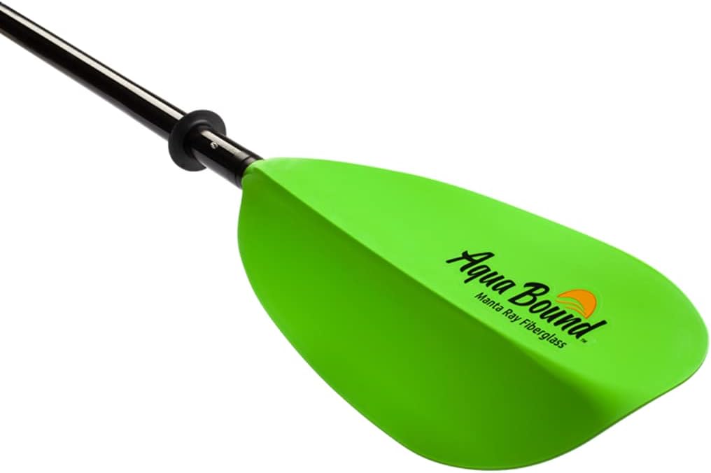 Fiberglass Kayak Paddle, 4 Piece, Electric Green, 210 cm T85973