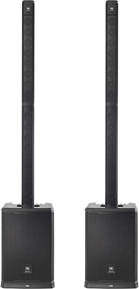 Powered Loudspeaker Line Array with 7-Channel Mixer and Built-in Effects (Pair) U326