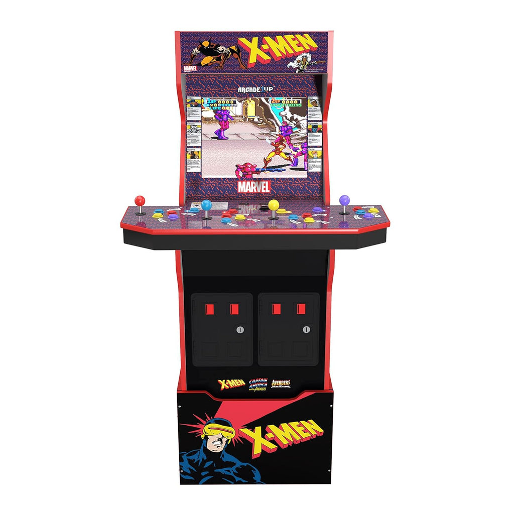 4 Player Arcade Machine with Riser & Stool Q571892