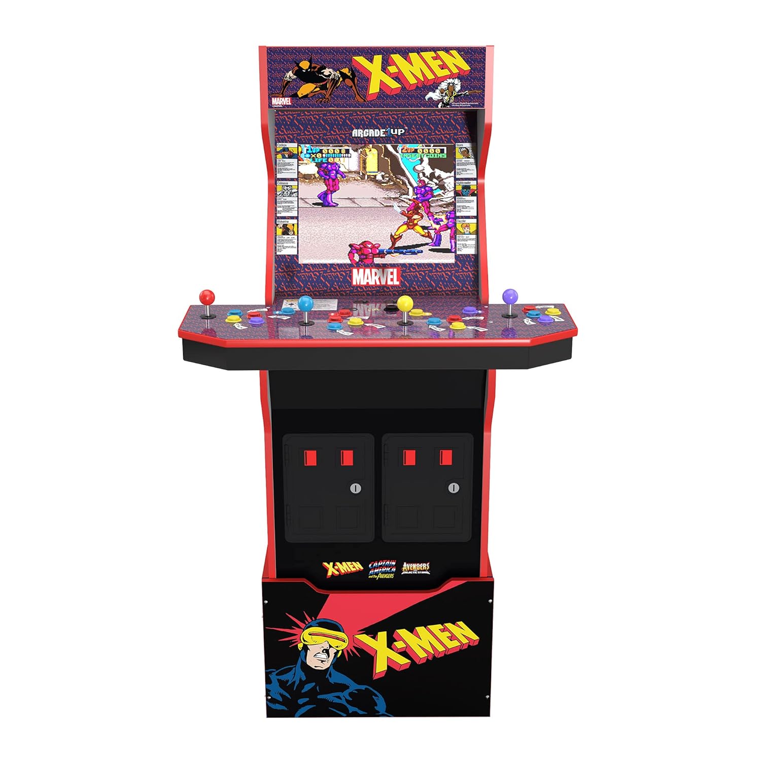 4 Player Arcade Machine with Riser & Stool Q571892