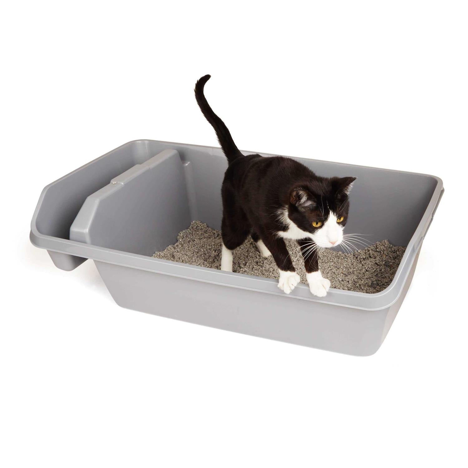 King-Size Compartment Cat Litter Pan T1857