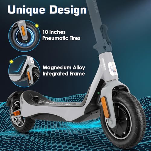 Peak 850W Electric Scooter with 30 Miles Range and 36 MPH Top Speed T61270