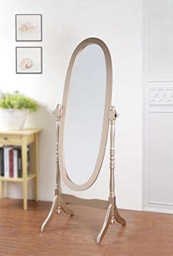 Cherry Finish Wood Cheval Mirror X298776
