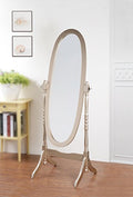 Cherry Finish Wood Cheval Mirror X298776