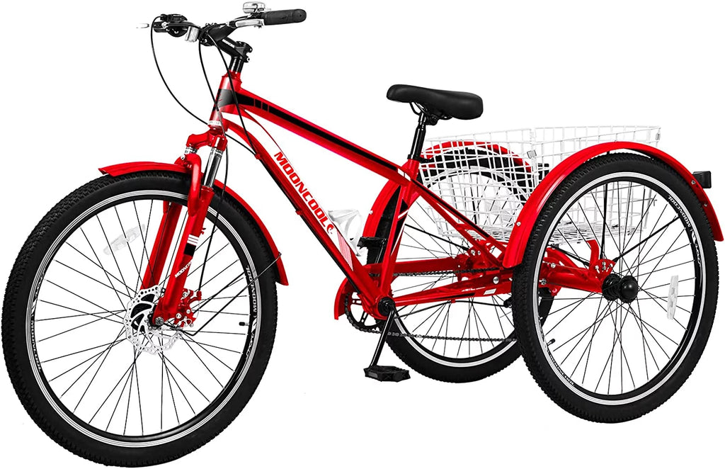 Mountain Tricycle 7-Speed 26 inch with Cargo Basket X987