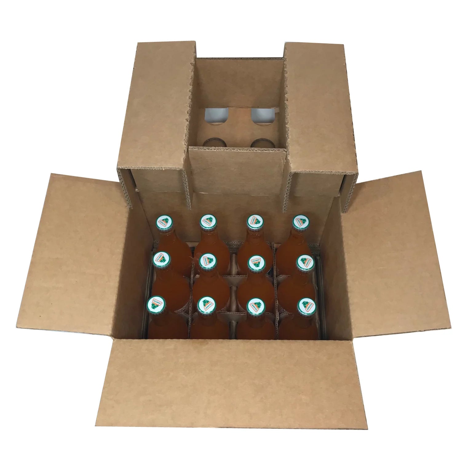 12/12.5 fl. oz. Glass Bottle Case Naturally Flavored Mexican Soda K557