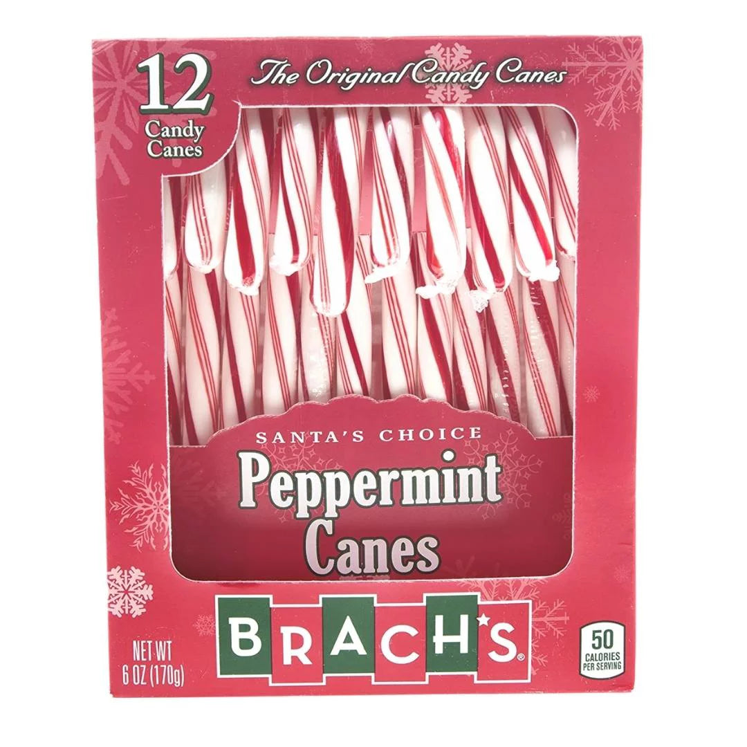 Peppermint Candy Canes Pack of 12, 6oz./Box J794870
