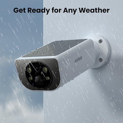 2K Wireless Security Camera Outdoor with Solar Powered Charging X8107