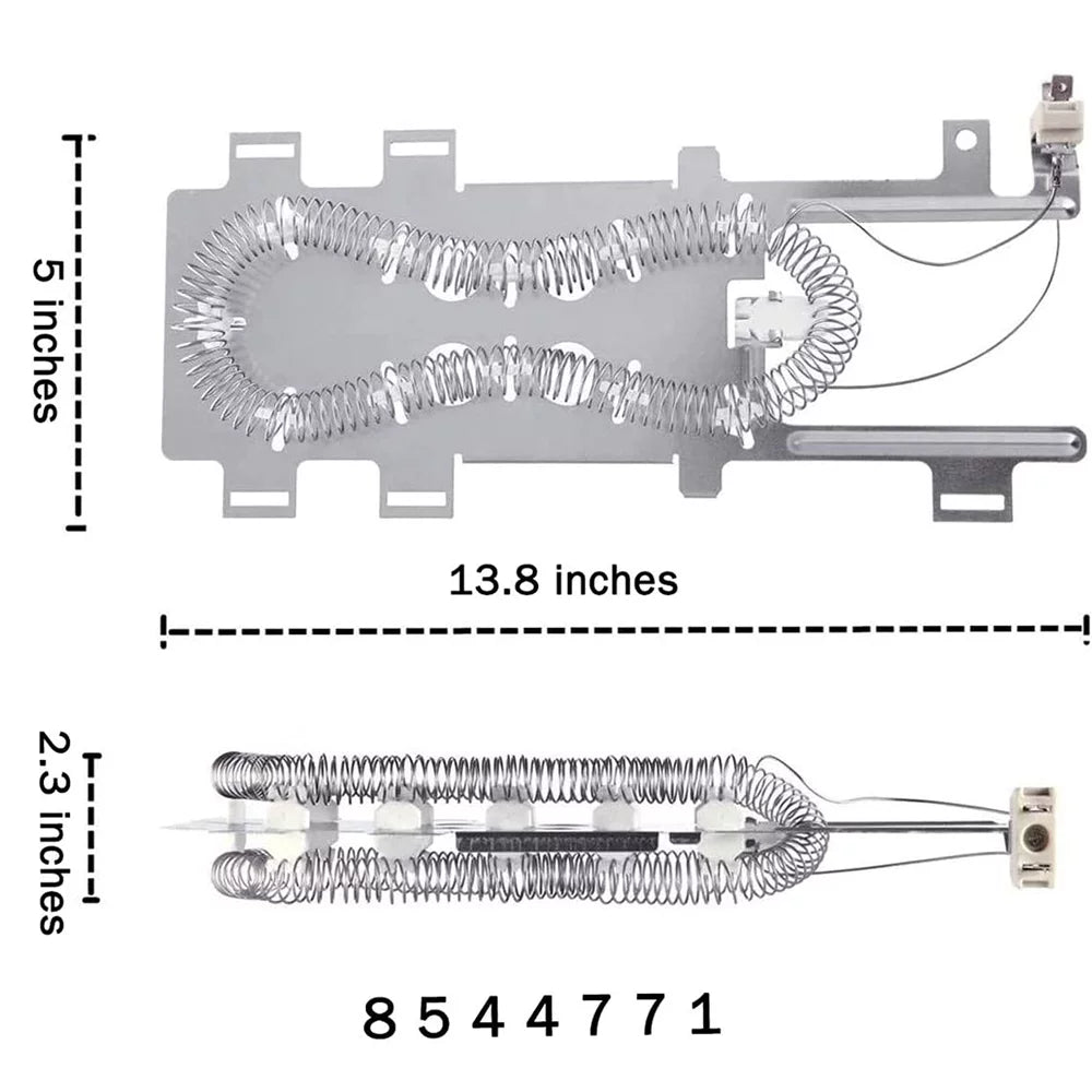 Dryer Heating Element Kit with Thermal Fuse and Thermostat Q9231